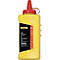 Craie à tracer, rouge, résistante à l'eau, difficilement soluble, dans une bouteille en plastique, contenu 1000 g, 6 pièces