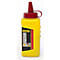 Craie à tracer, rouge, résistante à l'eau, difficilement soluble, dans une bouteille en plastique, contenu 225 g, 12 pièces