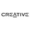 Schriftzug CREATIVE in modernem, grauem, minimalistischem Design.