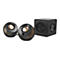 Creative Pebble X Plus - Lautsprechersystem - für PC - 2.1-Kanal - kabellos - Bluetooth