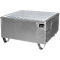 Cubeta BAUER AW-1/PE, con rejilla, 200 l, ancho 815 x fondo 815 x alto 470 mm, galvanizada