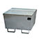 Cubeta colectora BAUER AO-1, acero, 229 l, An 800 x P 800 x Al 545 mm, galvanizado