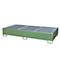 Cubeta colectora BAUER AW 1000-2/PE con rejilla, 2 IBC 1000 l, An 2665 x P 1315 x Al 440 mm, verde