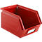 Cubo de almacenamiento abierto Schäfer Shop Select, acero, L 238 x An 149 x Al 128 mm, 3,5 l, 8 kg, RAL 3000 (rojo fuego)