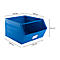 Cubo de almacenamiento abierto Schäfer Shop Select, con barra de transporte, L 550 x An 458 x Al 300 mm, 60 l, 130 kg, acero, RAL 5015 (azul cielo)