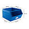 Cubo de almacenamiento abierto Schäfer Shop Select, con barra de transporte, L 550 x An 458 x Al 300 mm, 60 l, 130 kg, acero, RAL 5015 (azul cielo)