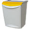 Cubo de basura Öko Fancy, 25 l, amarillo