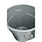 Cubo de basura Rubbermaid Brute, 166,5 l, redondo, bloqueador de rayos UV, L 612 x A 717 x H 796 mm, polietileno, gris