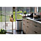 Curver Decobin Duo pedaalemmer, 2 x 23 liter, 70 % gerecycled kunststof, metaallook, B 390 x D 290 x H 720 mm, zilver/zwart