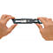 Cutter de sécurité en céramique Wedo® CERA-Safeline® Safety Cutter COMPACT, rétractation automatique de la lame, pour droitiers et gauchers