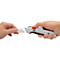 Cutter de sécurité Safety Cutter ALU Wedo®, rétractation automatique de la lame, pour droitiers et gauchers, lame de rechange