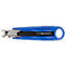 Cutter de sécurité Westcott avec lame rétractable en acier, 18 mm, bleu, certifié TÜV/GS
