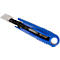 Cutter de sécurité Westcott avec lame rétractable en acier, 18 mm, bleu, certifié TÜV/GS