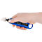 Cutter de sécurité Westcott avec lame rétractable en acier, 18 mm, bleu, certifié TÜV/GS