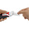 Cutter Safety Super Wedo, coupe-film intégré, lame arrondie, 1 lame