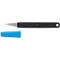 Cuttermesser Martor Trimmex Simplasto, ergonomisch, rutschfest, mit Kappe und Öse, L 163 x B 7,5 x H 17 mm, Stahl/Aluminium/Kunststoff, schwarz