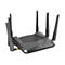 Routeur Wi-Fi D-Link noir avec cinq antennes.