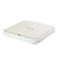 Weißer, quadratischer D-Link Wireless Access Point mit abgerundeten Ecken auf weißem Hintergrund.