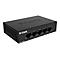 Switch D-Link noir avec cinq ports. Inscriptions : D-Link, DGS-105GL, et chiffres de 1 à 5.