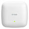Weißer D-Link WLAN-Access Point. D-Link Logo und grüne Status-LED.