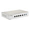 D-Link Nuclias DBG-2000 Gateway, ein silbernes Gehäuse mit vier Ethernet-Ports, einem Konsolen-Port und zwei USB-Anschlüssen.