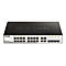 D-Link Web Smart DGS-1210-16 - Switch - managed - 16 x 10/100/1000 + 4 x Shared SFP - Desktop