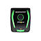 Scanner portable noir avec cadre vert. "DATALOGIC" en haut, "CODIscan" en bas. Un gros bouton au milieu.