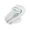 Appareil blanc de forme ergonomique avec des accents vert menthe. Une partie plus petite avec "DATALOGIC" est visible.