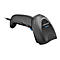 Schwarzer Datalogic Gryphon Barcodescanner in Pistolenform vor weißem Hintergrund.