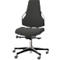 Dauphin Tec Identity bureaustoel, zonder armleuningen, synchroonmechanisme, holle zitting, lendensteun, stoffen bekleding, grijs/grijs