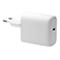 Chargeur blanc, prise européenne, inscription 45W Max et port USB-C.