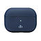 Dunkelblaue AirPods Hülle mit "db" Logo und grüner Anzeige.