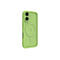 Ein hellgrüner Schutzcase für ein Smartphone. Im Zentrum ist ein Apple-Logo erkennbar.