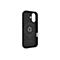 Schwarze Handyhülle von dbrand. Aufdruck: Recycling-Symbol, Text: 'made from recycled materials - 100% recyclable - dbrand1928'