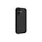 Ein schwarzes Smartphone Case. Auf der Rückseite sind zwei Kameraobjektive und ein Blitz zu sehen.