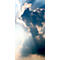 Deckensegel,Motiv Wolken,2000x1000