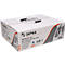 Deiss FIRST PLUS afvalzakken, met handvat, LDPE, 14 µm, grijs, B 500 x H 760 mm, 30 liter, 1000 stuks