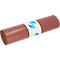 Deiss PREMIUM® afvalzakken, 120 liter, gerecycled LDPE, robuust en veelzijdig, B 700 x H 1100 mm, bruin, 250 stuks