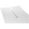 Deiss PREMIUM® afvalzakken, robuust en veelzijdig, gerecycled LDPE, los, B 800+500 x H 2200 mm, 800 liter, transparant, 50 stuks