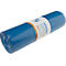 Deiss PREMIUM PLUS® afvalzakken, gerecycled LDPE, scheurvast, B 700 x H 1100 mm, 120 liter, 55 µm, blauw, 250 stuks
