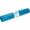 Roll of blue plastic, with white paper band showing the word "PREMIUM".
