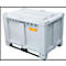 Deksel Cemo, voor logistieke box 300 l, voedselveilig, polyethyleen, grijs