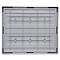 Deksel FP-EDA 1210 LID, voor Big Box grote containers met buitenafmetingen L 1000 x B 1200 mm, polypropyleen, grijs