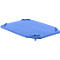Deksel voor Euronorm bak FB 600, blauw