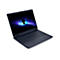Dunkelblaues Alienware Gaming-Notebook mit beleuchtetem Alien-Logo auf dem Bildschirm vor weißem Hintergrund.