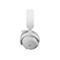 Weiße Gaming-Kopfhörer vor weißem Hintergrund mit Alienware-Logo auf der Ohrmuschel.