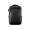 Schwarzer Dell Rucksack für Laptops in schlichtem, modernem Design vor weißem Hintergrund.