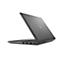 Grauer Laptop, leicht geöffnet, in Dreiviertelansicht. Das Dell-Logo ist auf dem Deckel sichtbar.
