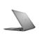 Silberner Laptop, leicht geÃ¶ffnet, auf weiÃŸem Hintergrund. Das Dell-Logo ist auf dem Deckel sichtbar.