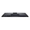 Arrière d'un moniteur noir avec ports, dont alimentation, HDMI, USB et LAN.